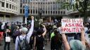 Protesters calling for more police accountability are seen marching in Philadelphia.