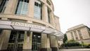 The entrance to the Pennsylvania Judicial Center